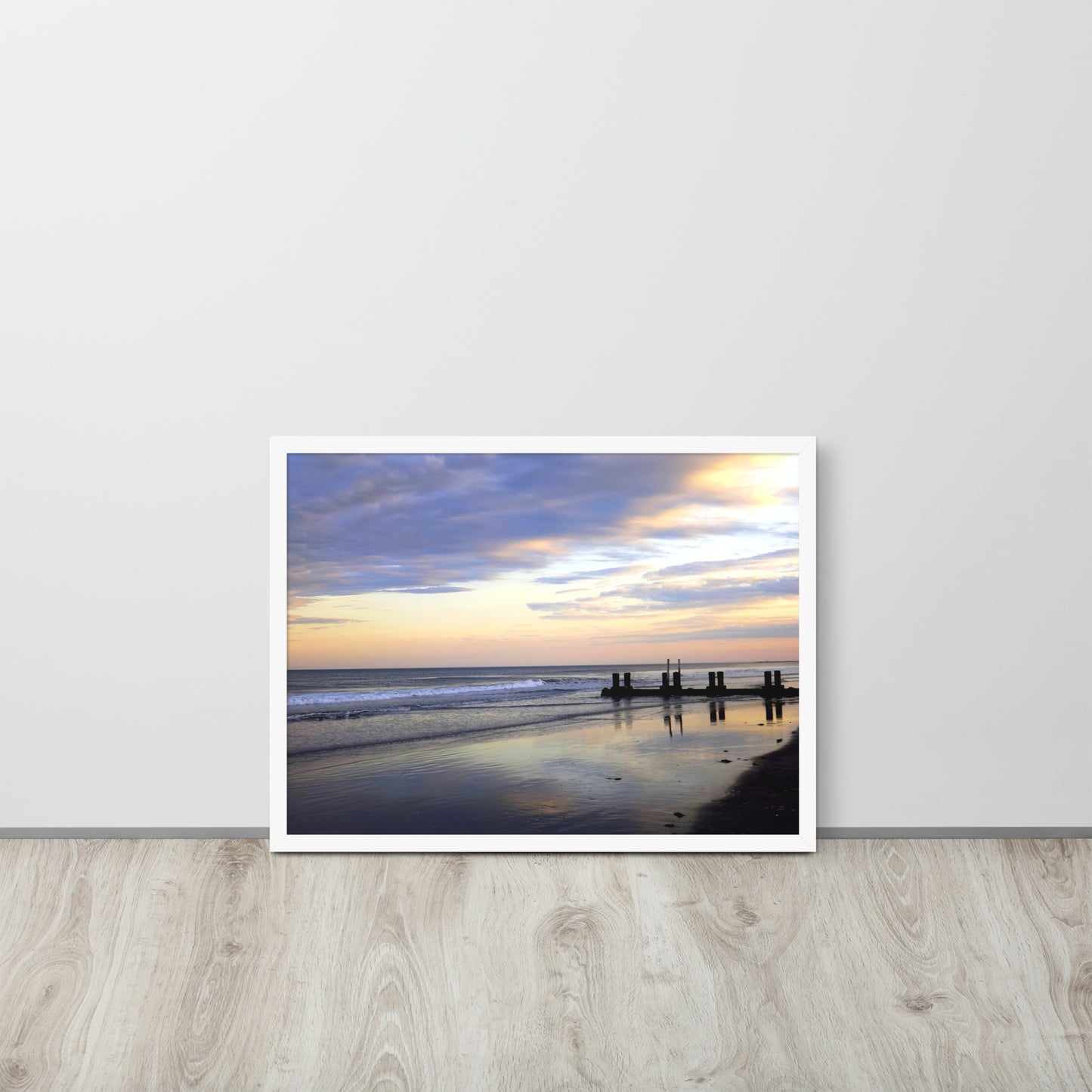 Seashore Sunset Framed Poster