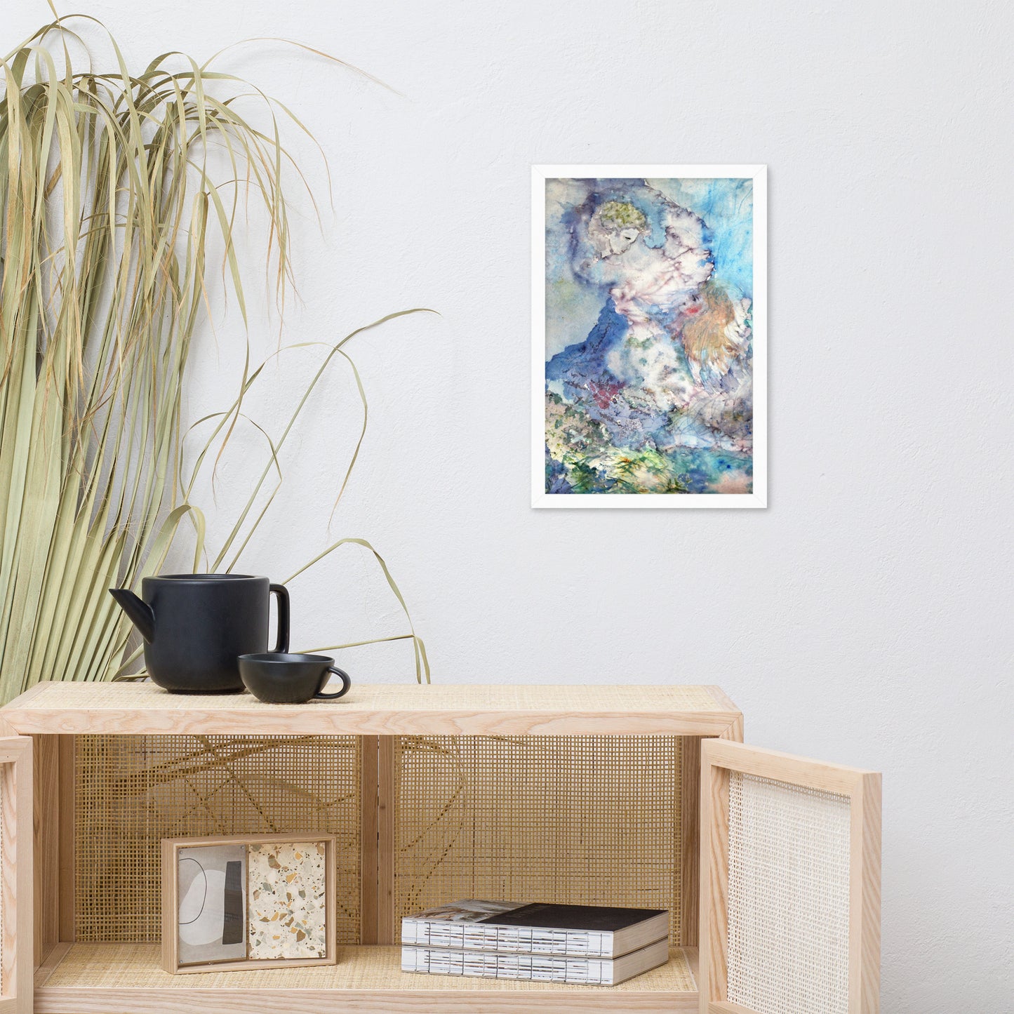 Watercolor Angels Framed Poster