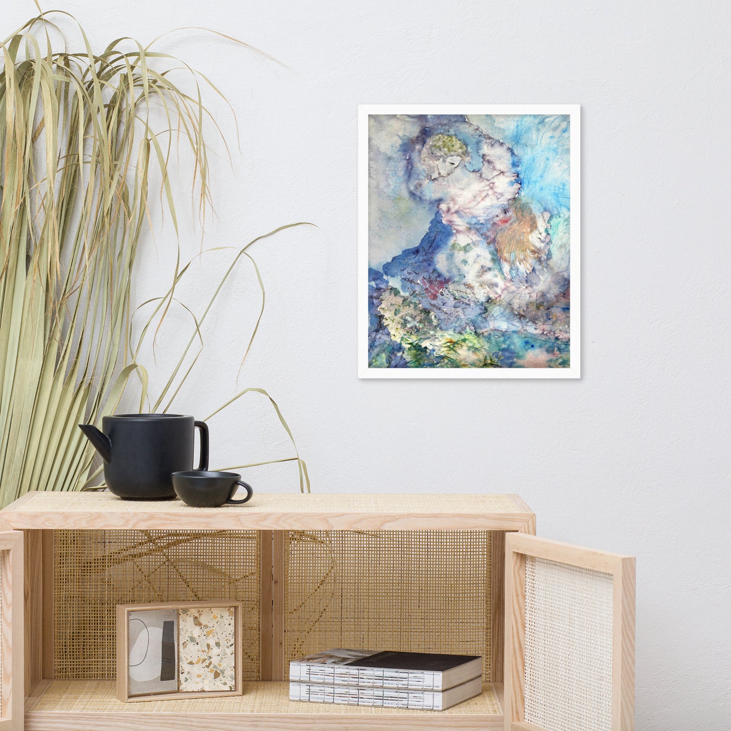 Watercolor Angels Framed Poster