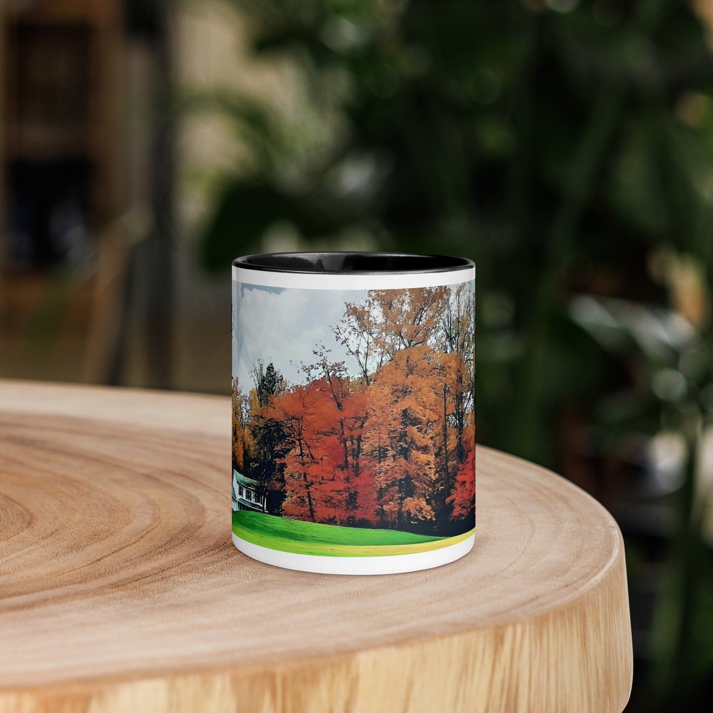 Country House in Fall Mug