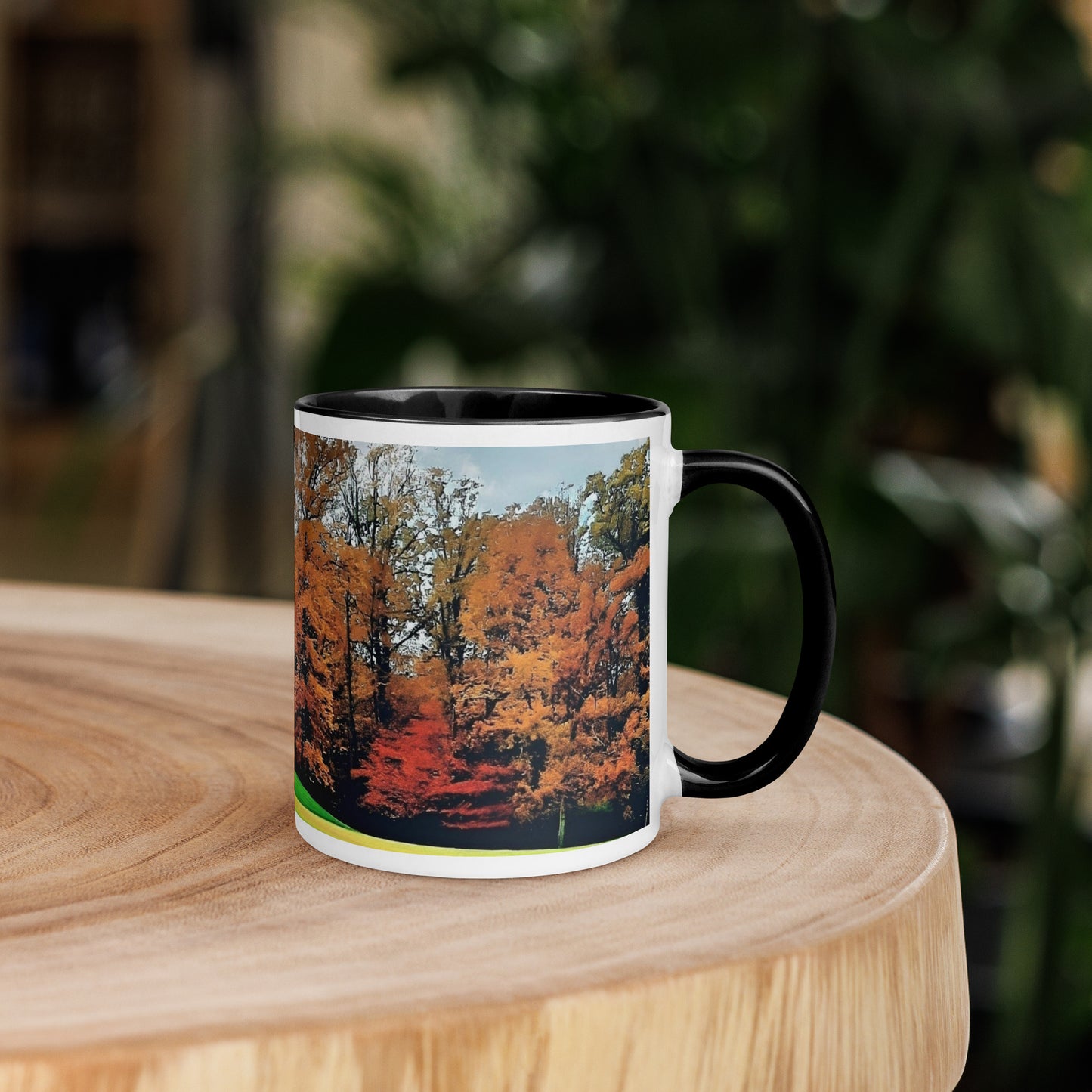 Country House in Fall Mug