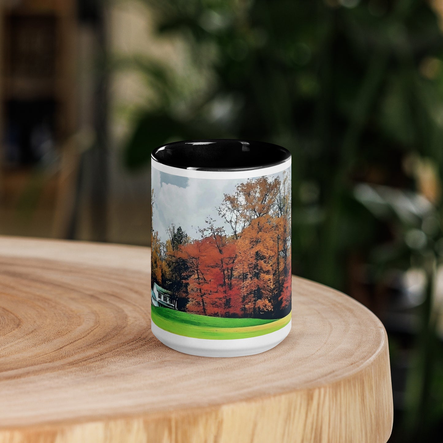 Country House in Fall Mug