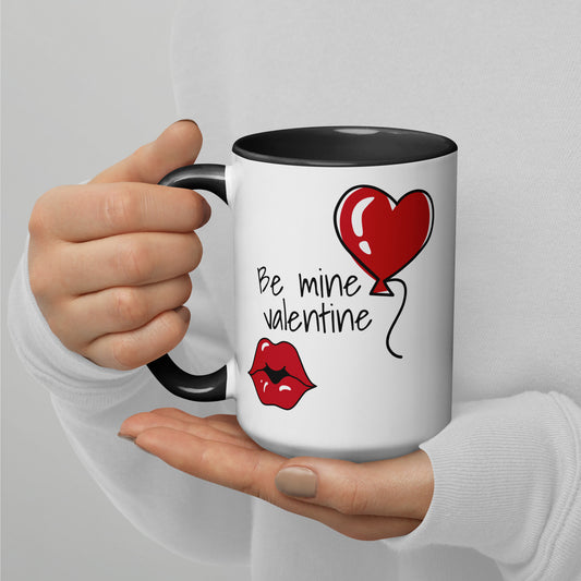 Valentine's Day Mug with Color Inside