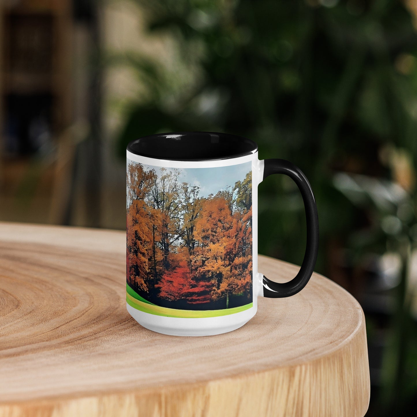 Country House in Fall Mug