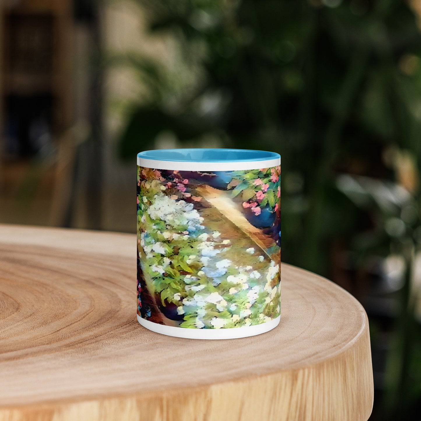 Impressionistic Spring Flower Pot Mug