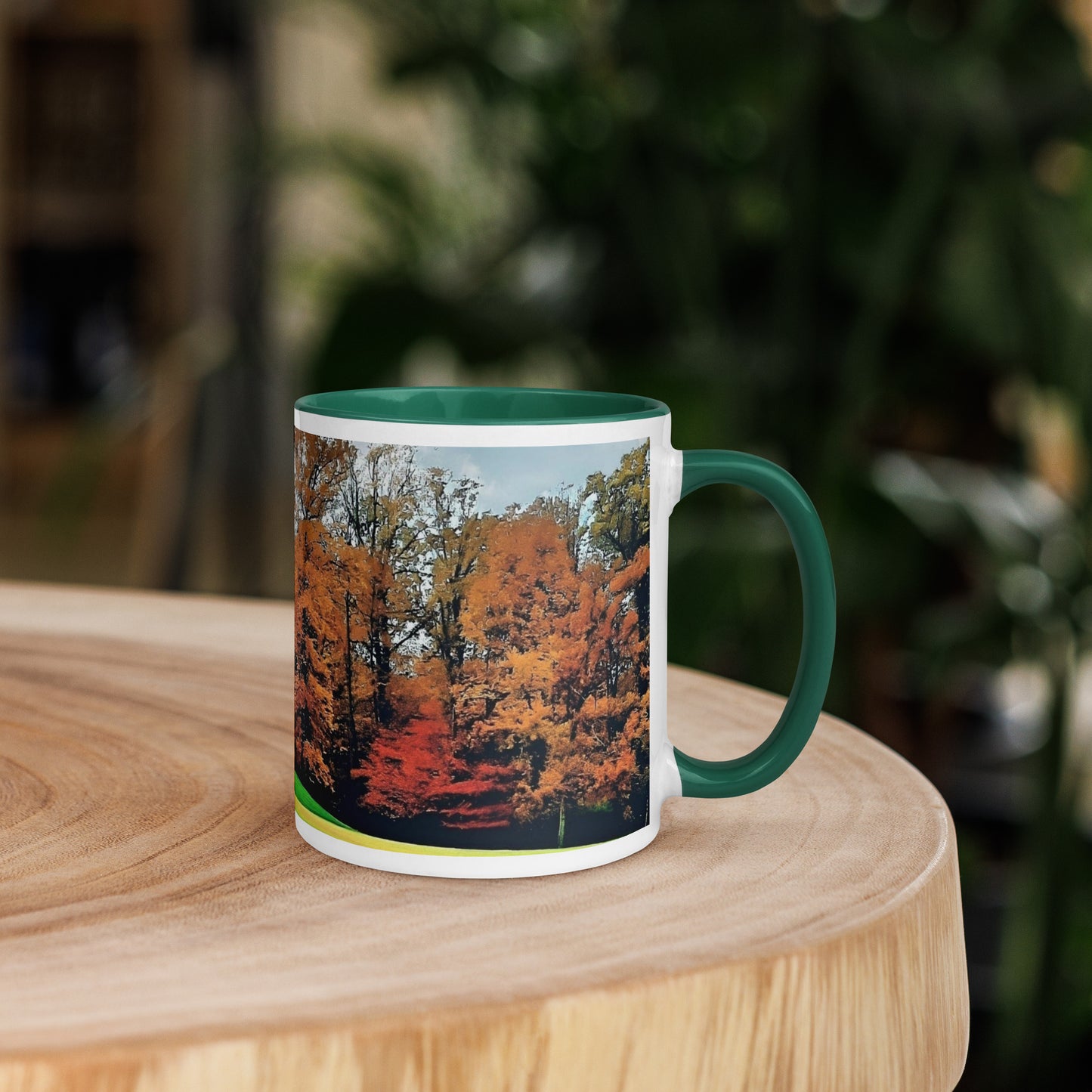 Country House in Fall Mug