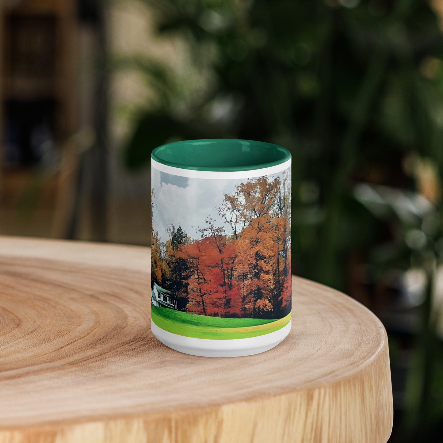 Country House in Fall Mug