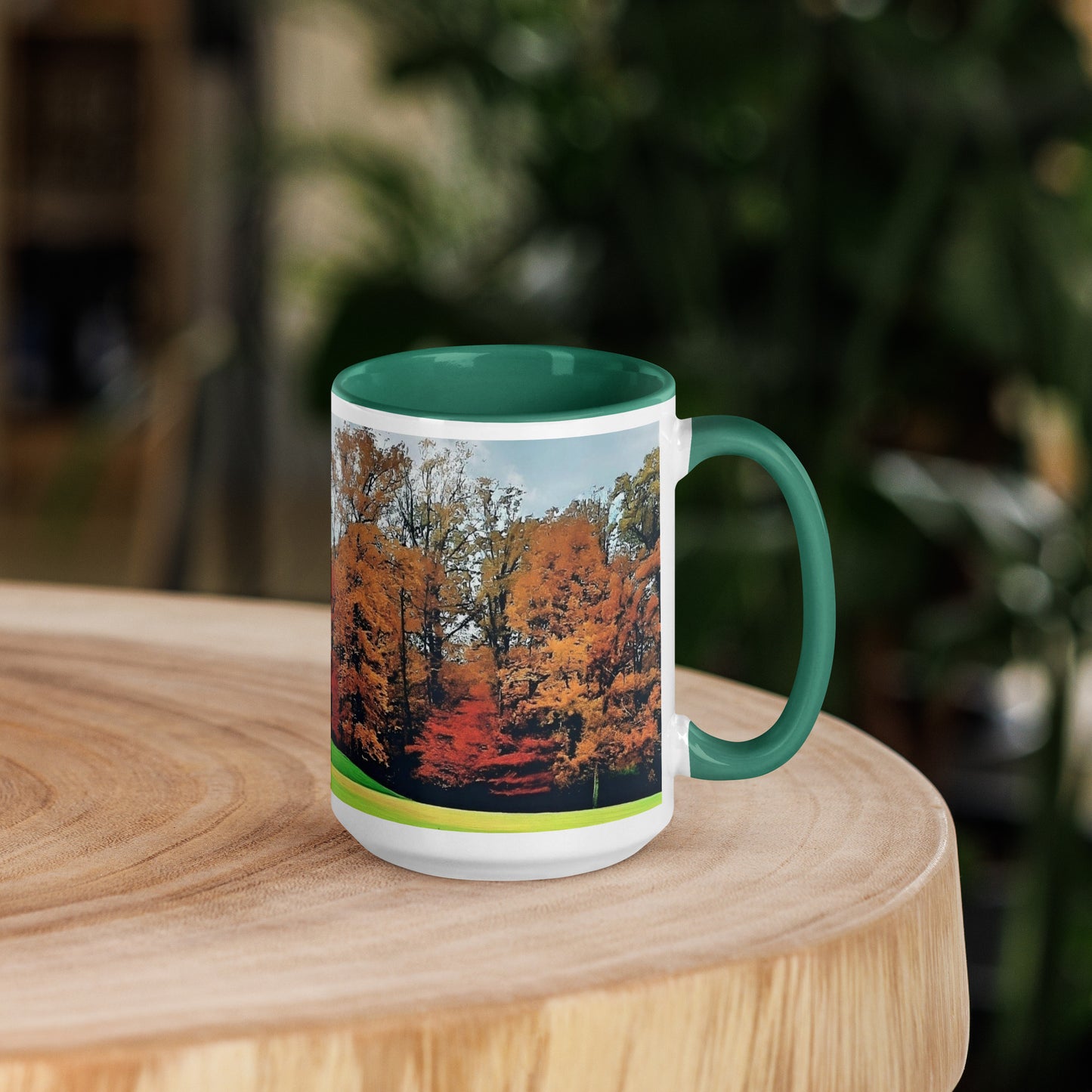 Country House in Fall Mug