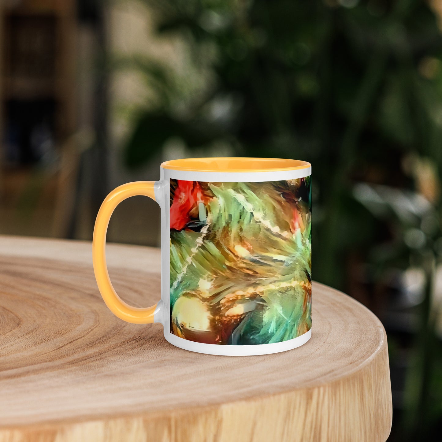 Christmas Mug with Color Inside