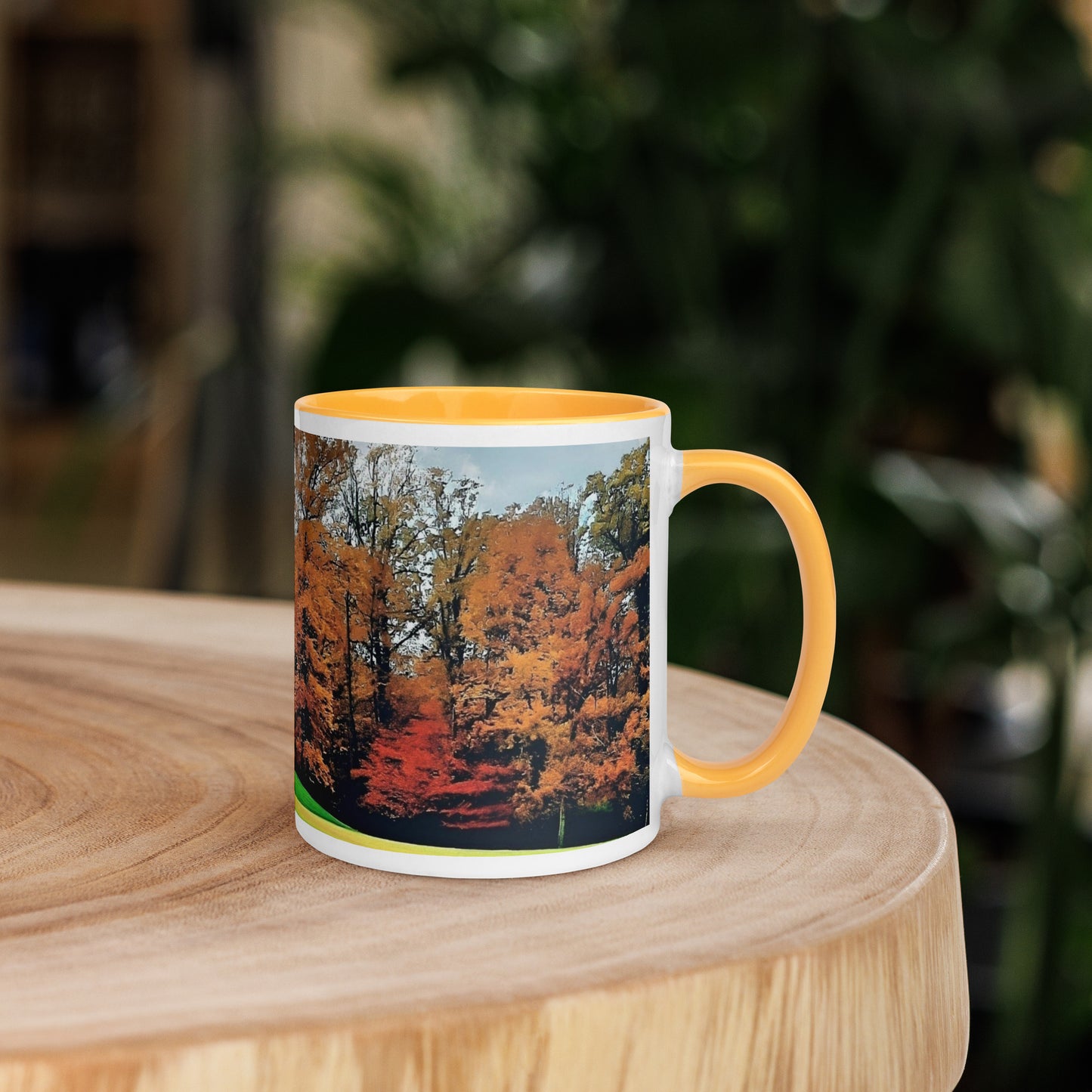 Country House in Fall Mug