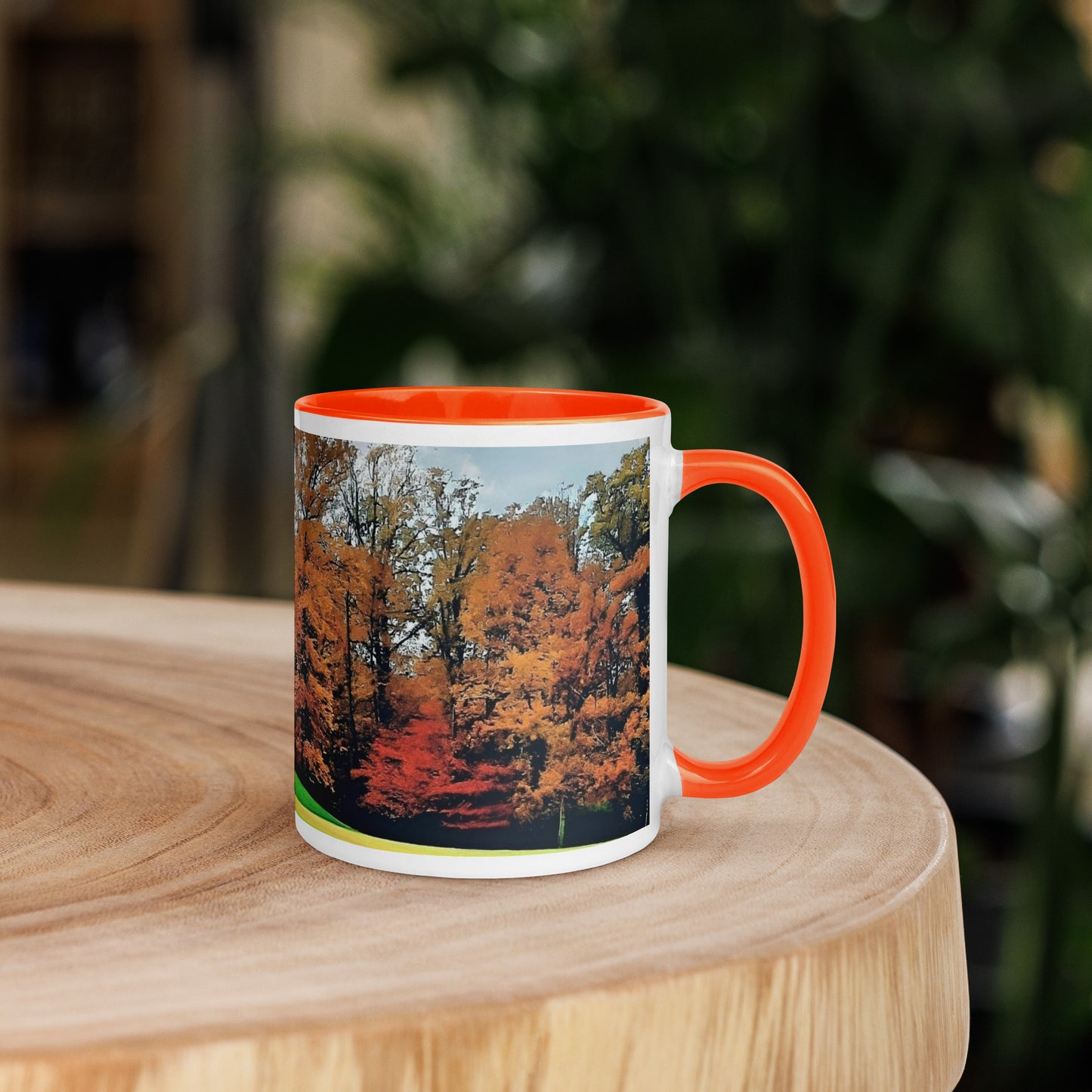 Country House in Fall Mug