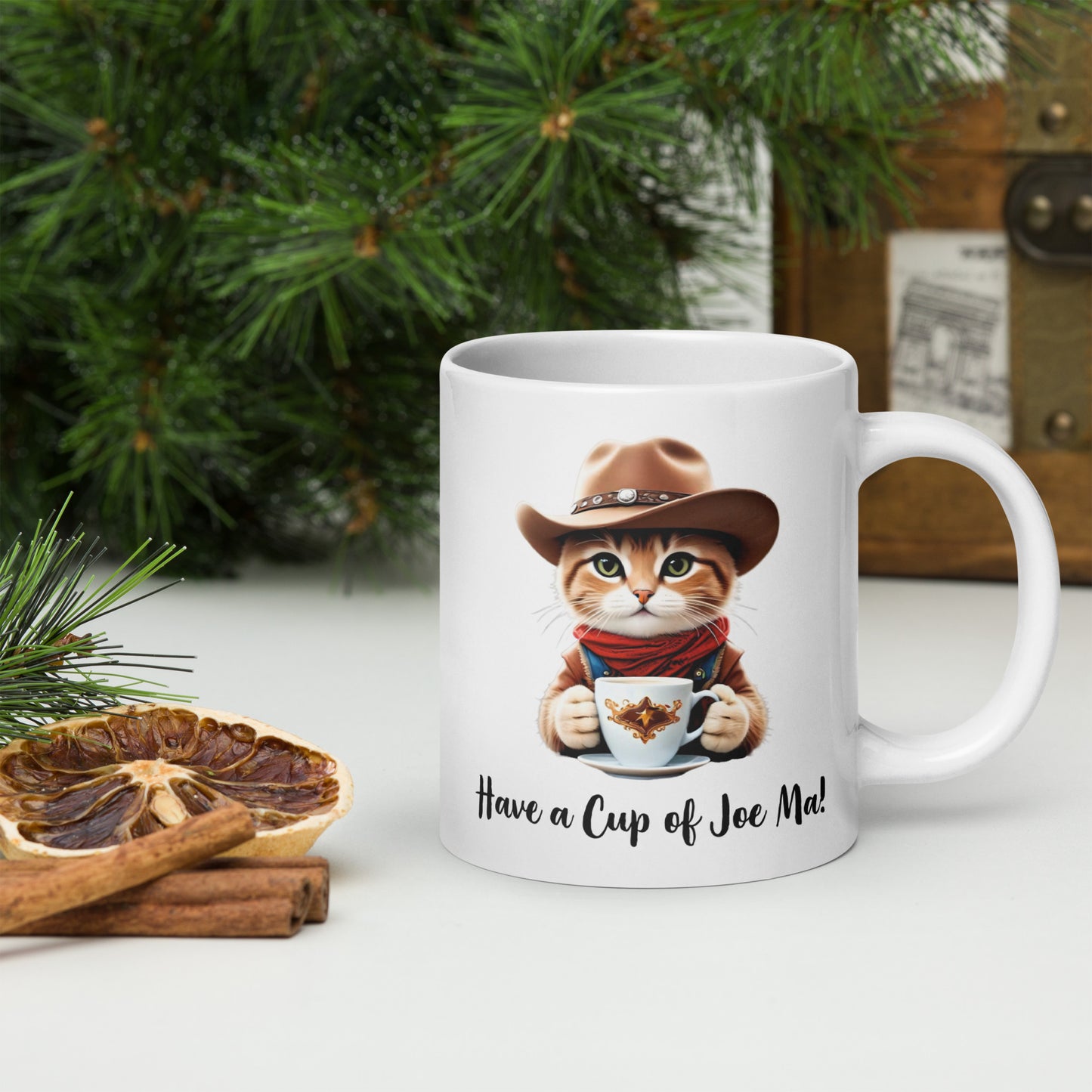 Cute Kitty 'Have a Cup of Joe Ma' Mug